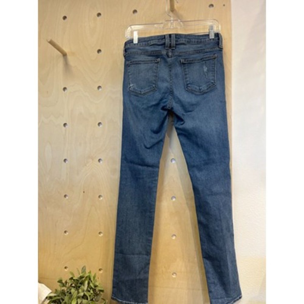 Just Black SF18 Blue Distressed Straight Leg Slim Fit Denim Jeans Size 29 - Picture 3 of 6